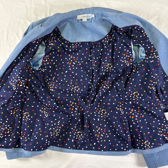Boden Corduroy Blazer Jacket Petite 8 Casual Classic Preppy Academia Tailored - Picture 5 of 8